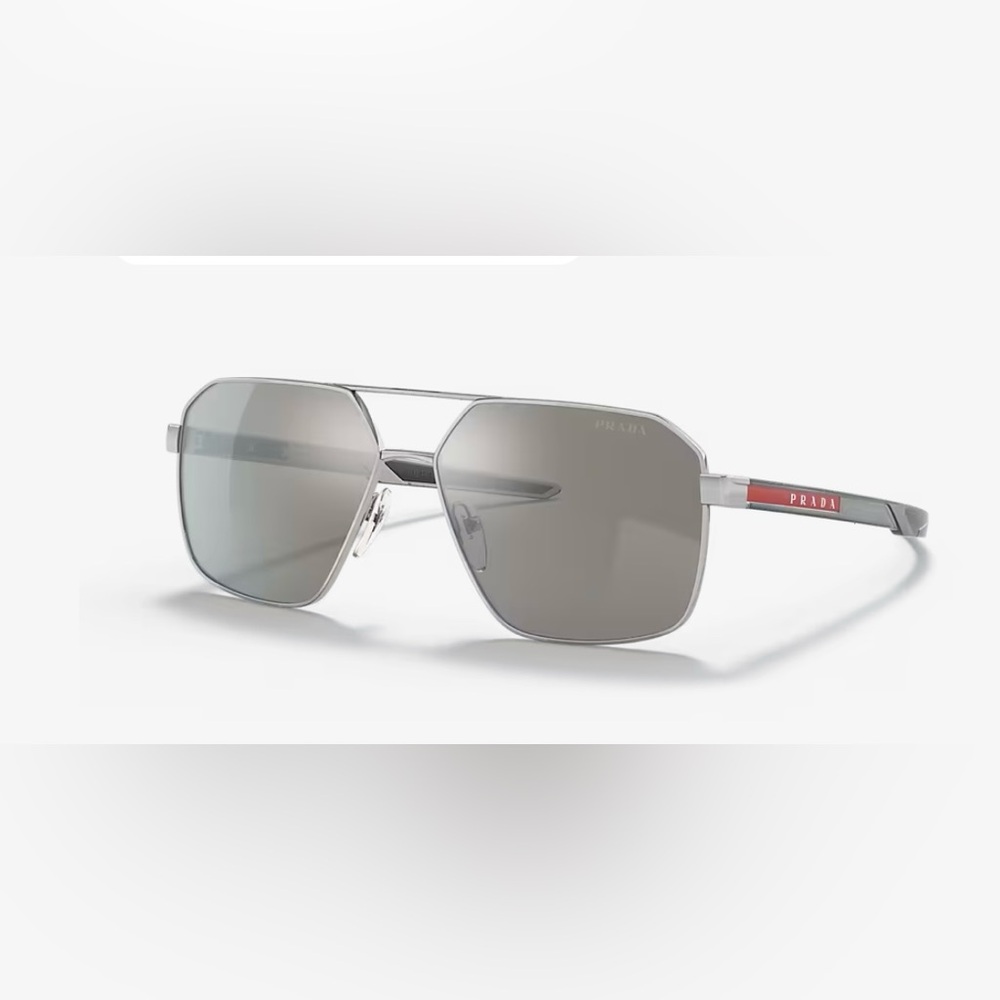 Prada Sunglasses - Unisex - Metallic/Silver